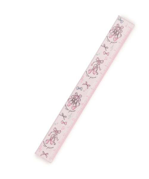 mezzo piano 文房具 「ステーショナリー」バレエ柄 17cm定規