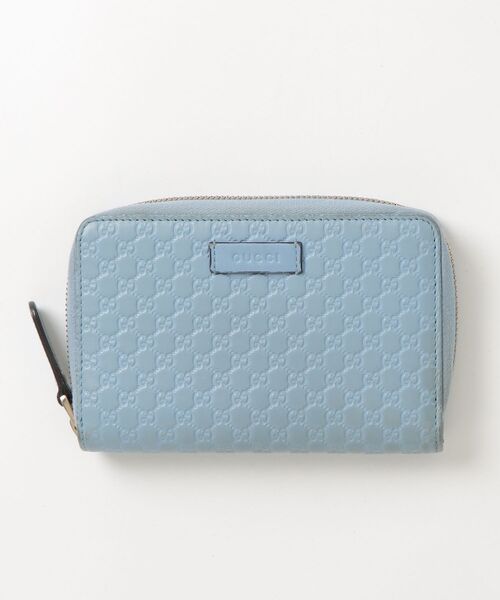 GUCCI（グッチ） マイクログッチシマ ラウンドファスナー 財布