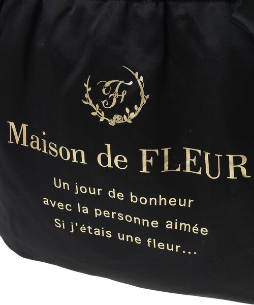 「Maison de FLEUR」 トートバッグ FREE ブラック レディース_画像9