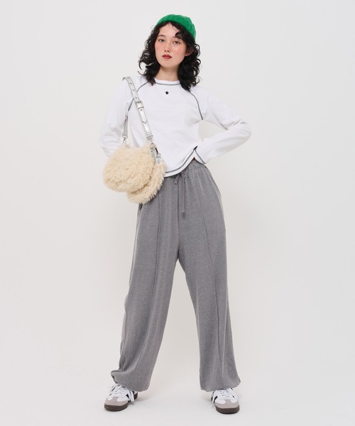 「TINA:JOJUN」 イージーパンツ M グレー レディース_画像4
