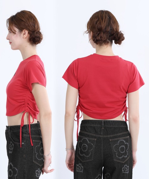 MARY QUANT（マリークヮント） tシャツ マリークワント サイドギャザー