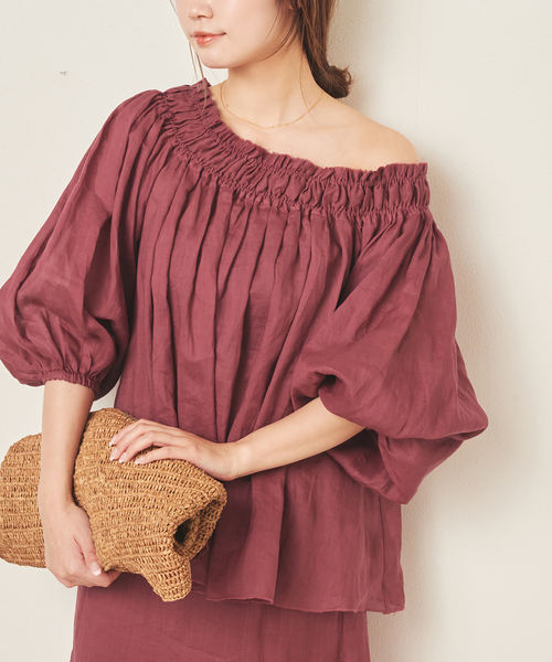 plage（プラージュ） ブラウス シャツ RAMY LINEN ブラウス レディース