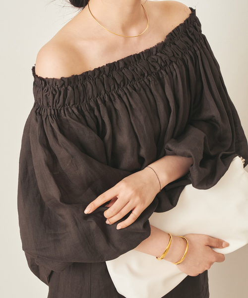 plage（プラージュ） ブラウス シャツ RAMY LINEN ブラウス レディース