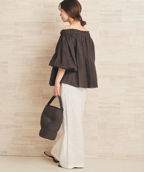 plage（プラージュ） ブラウス シャツ RAMY LINEN ブラウス レディース
