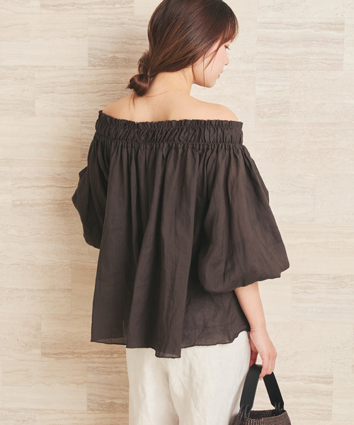 plage（プラージュ） ブラウス シャツ RAMY LINEN ブラウス レディース