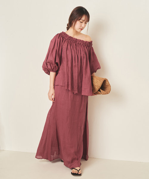 plage（プラージュ） ブラウス シャツ RAMY LINEN ブラウス レディース