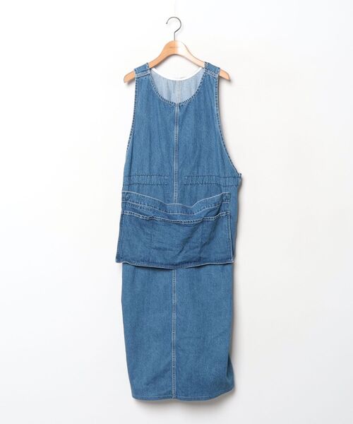 niko and…（ニコアンド） サロペットスカート LARGE ブルー レディース 