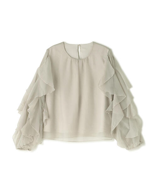 「PROPORTION BODY DRESSING」 長袖ブラウス SMALL グレー レディース_画像2