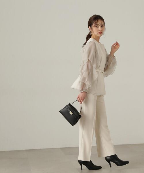 「PROPORTION BODY DRESSING」 長袖ブラウス SMALL グレー レディース_画像7