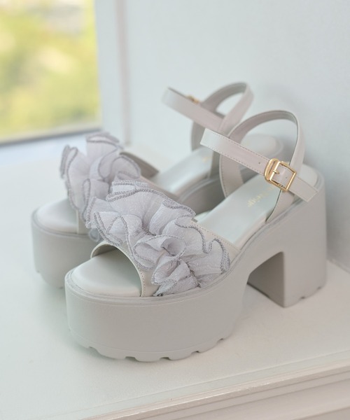 Ambre Neige（アンブルネージュ） 厚底 サンダル 夏 platform flill