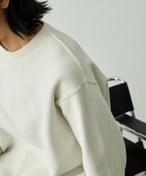 「EMMA CLOTHES」 長袖ニット M ブラック メンズ_画像4