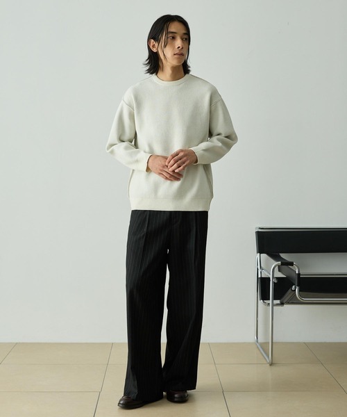 「EMMA CLOTHES」 長袖ニット M ブラック メンズ_画像6