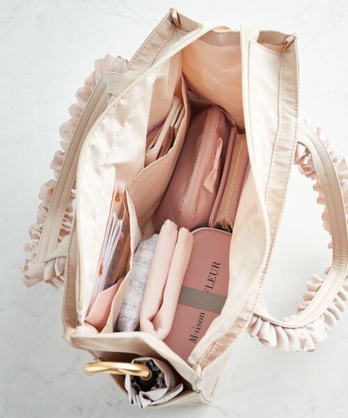「Maison de FLEUR」 トートバッグ FREE ブラック レディース_画像3