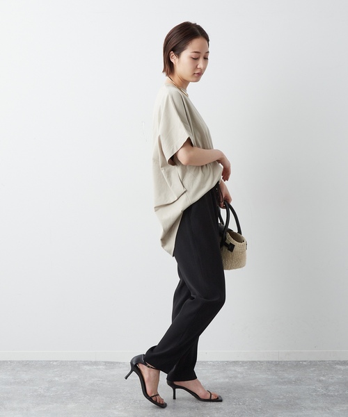 「journal standard L'essage」 イージーパンツ - ネイビー レディース_画像8