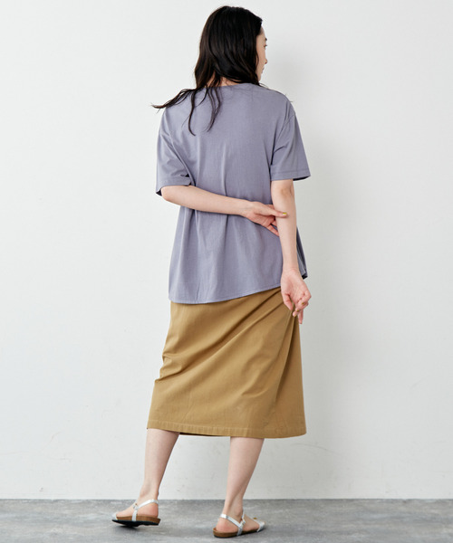 「MELROSE claire」 ロングスカート 3 ネイビー レディース_画像6
