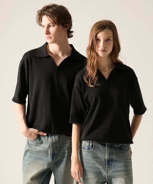 CLEL（クレイル） tシャツ 「CLEL」Giza Cotton Short Sleeve Skipper