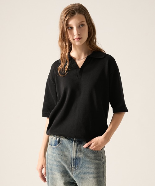 CLEL（クレイル） tシャツ 「CLEL」Giza Cotton Short Sleeve Skipper
