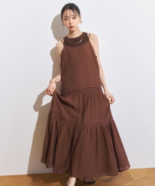 ワンピース ティアードキャミロングOP : ZOZOTOWN Yahoo!店 - 通販