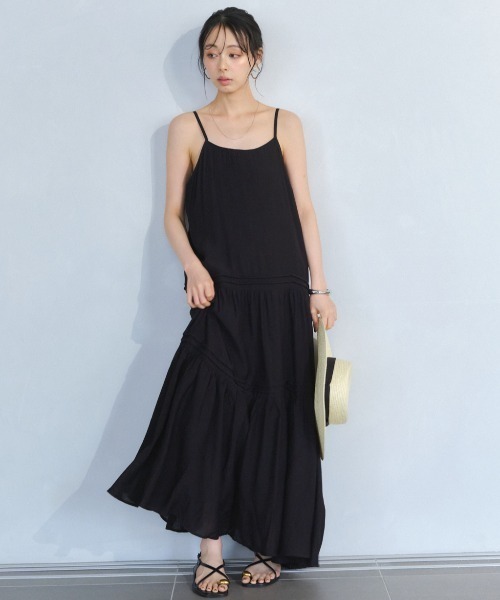 ワンピース ティアードキャミロングOP : ZOZOTOWN Yahoo!店 - 通販