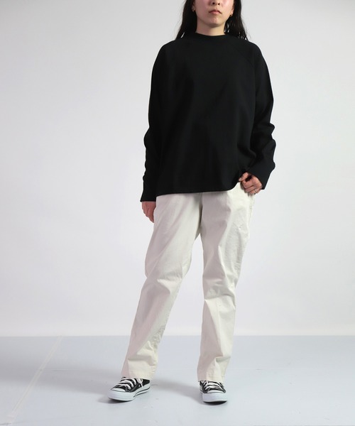 「D.M.G.」 チノパンツ SS ネイビー レディース_画像2