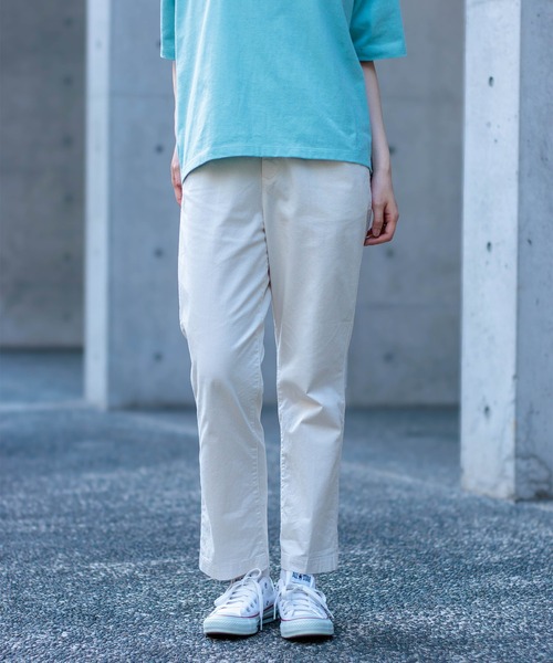「D.M.G.」 チノパンツ SS ネイビー レディース_画像8
