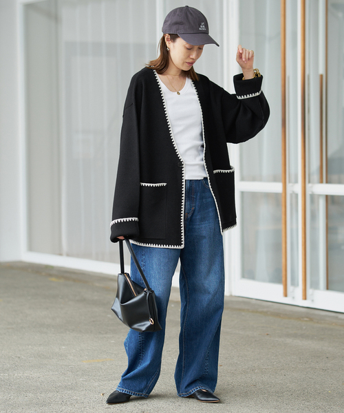 SLOBE IENAスローブイエナ　デニム　ロング　スプリングコート　ジャケット SLOBE IENA（スローブイエナ） コート アウター 「追加」ブランケット