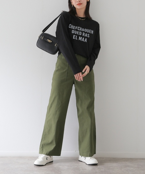 「JOURNAL STANDARD relume」 長袖カットソー FREE ホワイト レディース_画像9