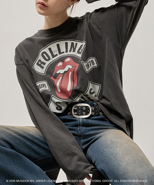 tシャツ 「Exclusive」 THE ROLLING STONES Vintage Graphic L/S Tee