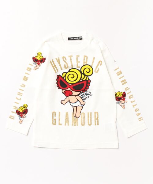 tシャツ GLITTERING ANGEL MINI 長袖Tシャツ キッズ 子供服 女の子