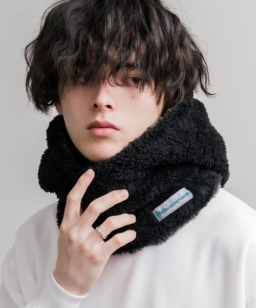 【新品未使用】1PIU1UGUALE3 ネックウォーマー 黒 1PIU1UGUALE3 RELAX ネックウォーマー スヌード 1PIU1UGUALE3 RELAX