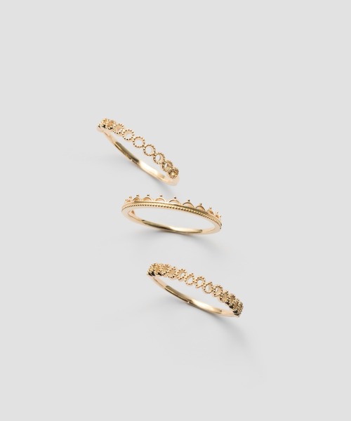 【本日限定価格】Jewel closet by L&Co. K10 リング Jewel closet by L&Co. 指輪 リング K10 カラーストーン 4x6