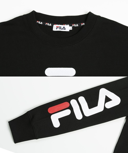スウェット FILA/フィラ 袖プリントプルオーバースウェット トレーナー|ZOZOTOWN PayPayモール店|14