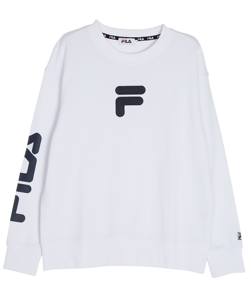 スウェット FILA/フィラ 袖プリントプルオーバースウェット トレーナー|ZOZOTOWN PayPayモール店|03