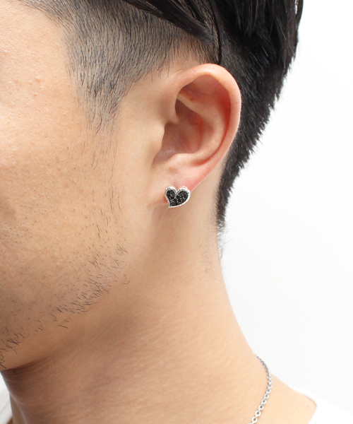ピアス ピアス/ハート/パヴェ メンズ レディース_7