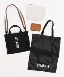 トートバッグ バッグ Guy Laroche/ギ・ラロッシュ キャンバス2wayトート ファッション小物4点セット :61508214:ZOZOTOWN Yahoo!店 - 通販 - Yahoo!ショッピング