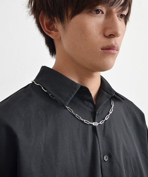 MinoriTY ネックレス 「Brodiada」Tバーオーバルチェーン