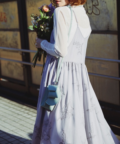 LA BELLE ETUDE（ラベルエチュード） ワンピース 鈴蘭×百合刺繍キャミ