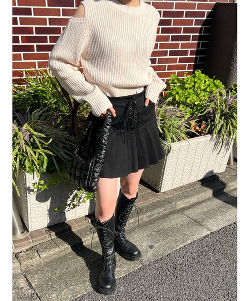 WC スカート レースアップミニスカート : ZOZOTOWN Yahoo!店