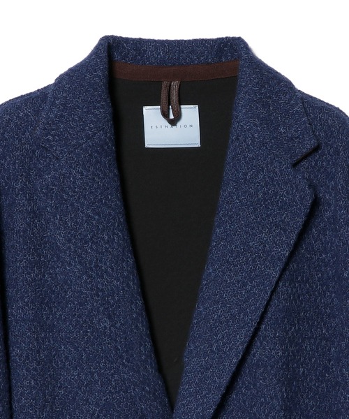 ジャケット テーラードジャケット ESTNATION / ニットブークレ カノコ2Bジャケット ESTNATION ニットブークレ