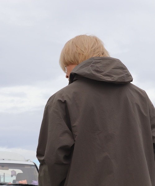 モッズコート コート 「ADAMPATEK/アダムパテック」 looose hooded coat/フード付きルーズコート レディース メンズの画像
