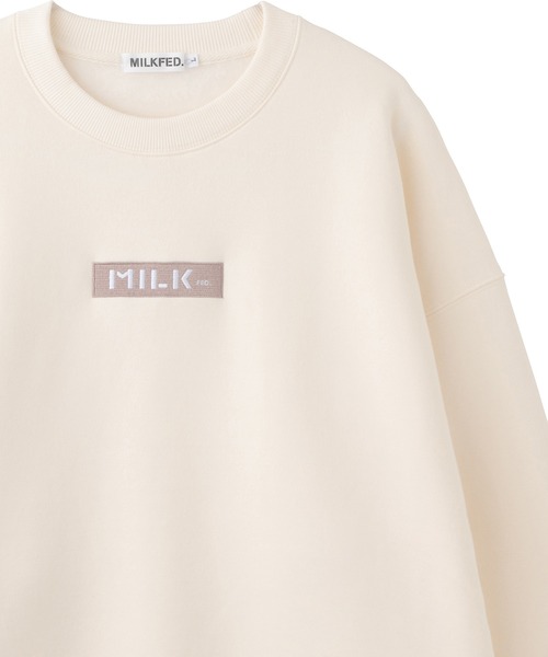 MILKFED.（ミルクフェド） トレーナー スウェット EMBROIDERED BAR