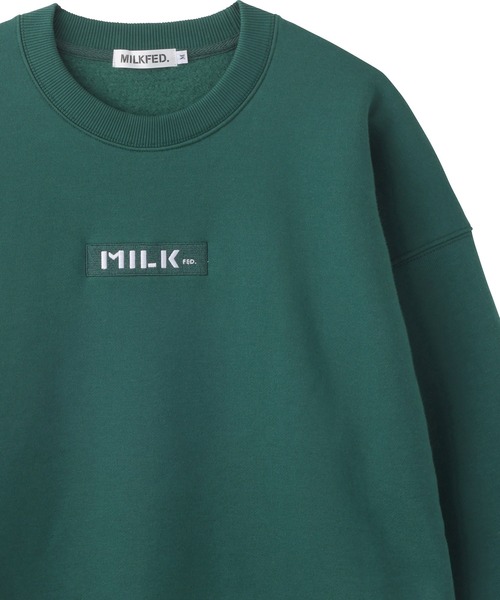お値下げします♡MILKFED.スウェット MILKFED.（ミルクフェド） トレーナー スウェット EMBROIDERED BAR
