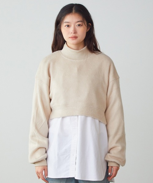 MIOSMOKEY tシャツ MIOSMOKEY/ミオズモーキー SHAGGY RIBBED