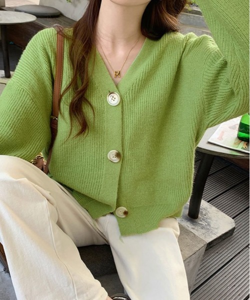 カーディガン Vネック モヘア ニット レディース : ZOZOTOWN Yahoo!店