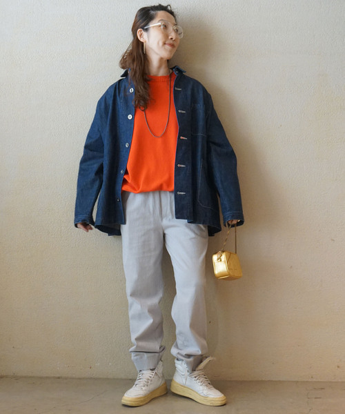luxe　テンジク バイカラークルーネックプルオーバー JOURNAL STANDARD LUXE レディース ニット COTTONテンジク バイ