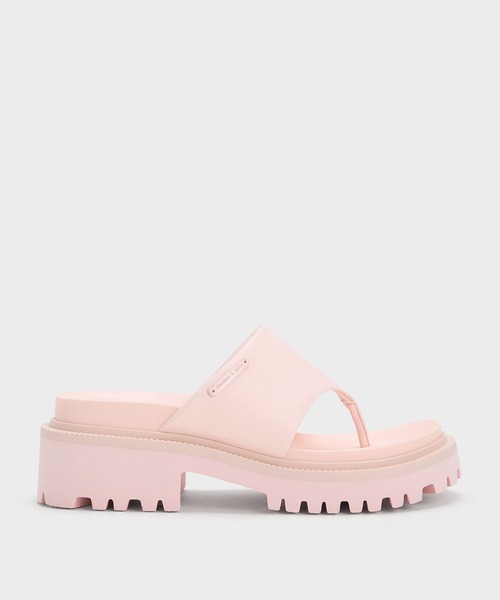 CHARLES ＆ KEITH（チャールズ&キース） 厚底 サンダル パッド リッ