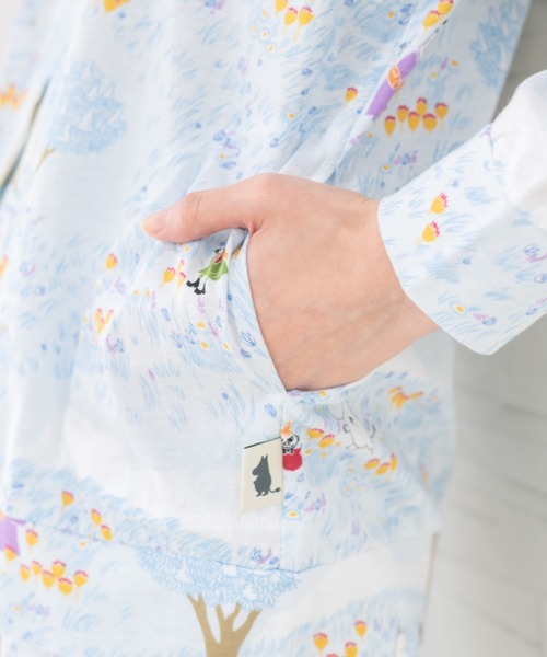 MOOMIN（ムーミン） パジャマ ルームウェア テンジクプリント（草原