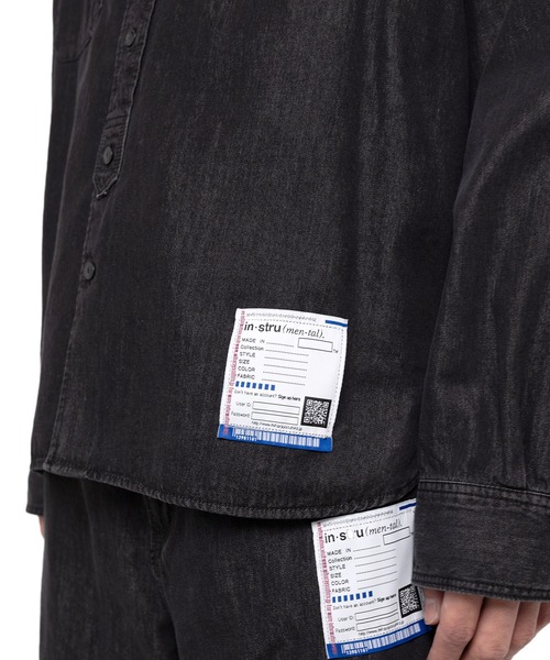 in・stru（men-tal）. シャツ Cotton Tencel Denim Long-sleeve
