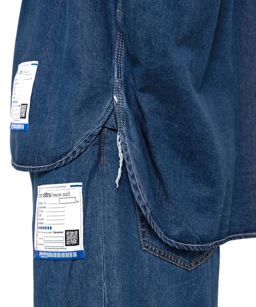 トップス Cotton Tencel Denim Long-sleeve Shirt in・stru（men-tal）. シャツ Cotton Tencel Denim Long-sleeve Shirt