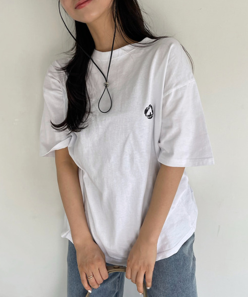 【半袖Tシャツ ドクロ/白】エドハーディー5035 A0CBAAMD Ada. tシャツ AIR WALK ピグメント加工 半袖 プリント ドクロ T